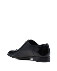 schwarze Leder Oxford Schuhe von Bally