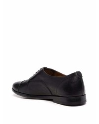 schwarze Leder Oxford Schuhe von Doucal's