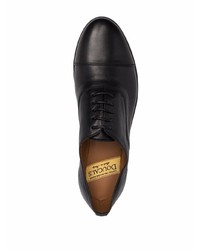 schwarze Leder Oxford Schuhe von Doucal's