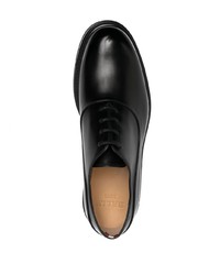 schwarze Leder Oxford Schuhe von Bally