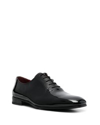 schwarze Leder Oxford Schuhe von Ferragamo