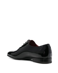 schwarze Leder Oxford Schuhe von Ferragamo