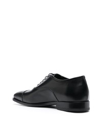 schwarze Leder Oxford Schuhe von Harrys Of London