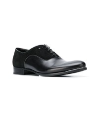 schwarze Leder Oxford Schuhe von Fabi