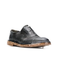 schwarze Leder Oxford Schuhe von Premiata