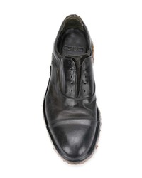 schwarze Leder Oxford Schuhe von Premiata