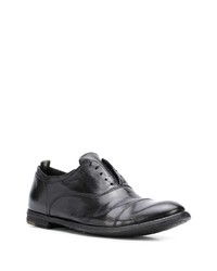 schwarze Leder Oxford Schuhe von Officine Creative