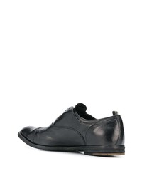 schwarze Leder Oxford Schuhe von Officine Creative