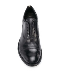 schwarze Leder Oxford Schuhe von Officine Creative