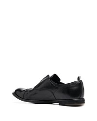 schwarze Leder Oxford Schuhe von Officine Creative