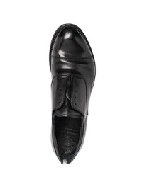 schwarze Leder Oxford Schuhe von Officine Creative