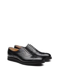 schwarze Leder Oxford Schuhe von Church's