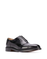 schwarze Leder Oxford Schuhe von Church's