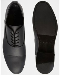 schwarze Leder Oxford Schuhe von Aldo