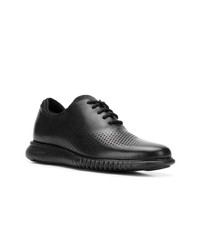 schwarze Leder Oxford Schuhe von Cole Haan