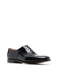 schwarze Leder Oxford Schuhe von Church's