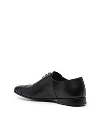 schwarze Leder Oxford Schuhe von Henderson Baracco