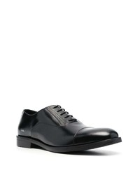 schwarze Leder Oxford Schuhe von Karl Lagerfeld