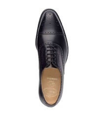 schwarze Leder Oxford Schuhe von Church's