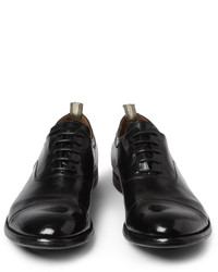 schwarze Leder Oxford Schuhe von Officine Creative