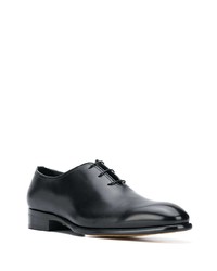 schwarze Leder Oxford Schuhe von Doucal's