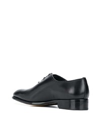 schwarze Leder Oxford Schuhe von Doucal's