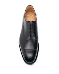 schwarze Leder Oxford Schuhe von Church's