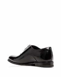 schwarze Leder Oxford Schuhe von Henderson Baracco