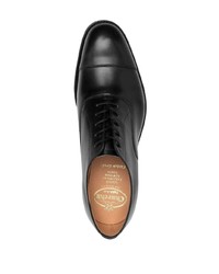 schwarze Leder Oxford Schuhe von Church's