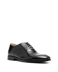 schwarze Leder Oxford Schuhe von Henderson Baracco