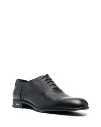 schwarze Leder Oxford Schuhe von Casadei