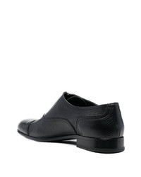 schwarze Leder Oxford Schuhe von Casadei