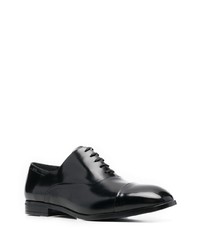 schwarze Leder Oxford Schuhe von Bally