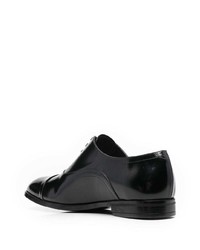 schwarze Leder Oxford Schuhe von Bally