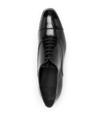 schwarze Leder Oxford Schuhe von Bally