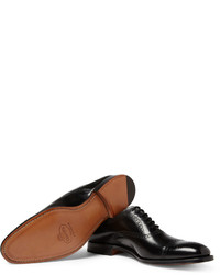 schwarze Leder Oxford Schuhe von Church's