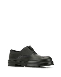 schwarze Leder Oxford Schuhe von Bally