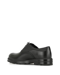 schwarze Leder Oxford Schuhe von Bally