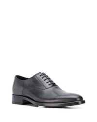 schwarze Leder Oxford Schuhe von Scarosso