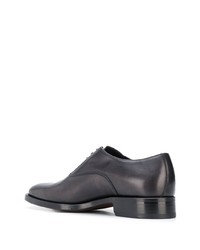 schwarze Leder Oxford Schuhe von Scarosso