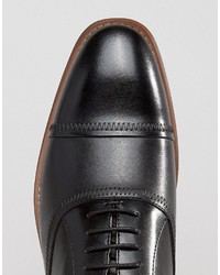 schwarze Leder Oxford Schuhe von Steve Madden