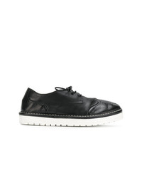 schwarze Leder Oxford Schuhe von Marsèll