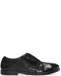 schwarze Leder Oxford Schuhe von Marsèll