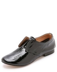 schwarze Leder Oxford Schuhe von Matiko