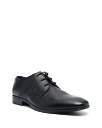 schwarze Leder Oxford Schuhe von Bugatti