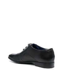 schwarze Leder Oxford Schuhe von Bugatti