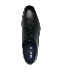 schwarze Leder Oxford Schuhe von Bugatti