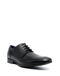 schwarze Leder Oxford Schuhe von Bugatti