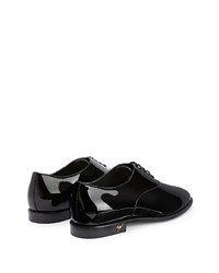 schwarze Leder Oxford Schuhe von Giuseppe Zanotti