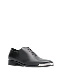 schwarze Leder Oxford Schuhe von Givenchy